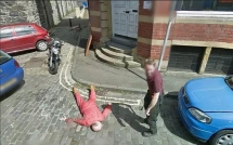 nhung buc hinh vo tinh duoc google maps chup lai khien nguoi xem hoang so