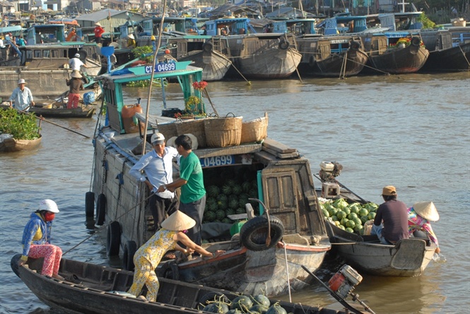 ngam cho noi ngay tet o mien tay