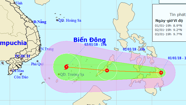 bien dong sap don con bao dau tien nam 2018