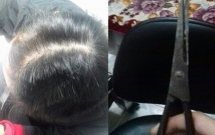 son la bat chap con trai 10 tuoi dung truoc mat chong van danh dap va cat troc dau vo