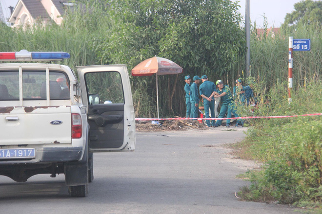 vu thi the nguoi dan ong chay den tai bai dat trong truoc khi tu vong nan nhan co nhieu bieu hien bat thuong
