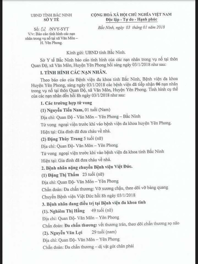 danh tinh hai em be 1 tuoi va 5 tuoi tu vong thuong tam trong vu no kinh hoang o bac ninh