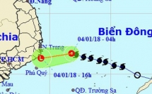 bao bolaven da suy yeu thanh ap thap nhiet doi