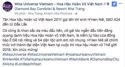 fanpage hoa hau hoan vu viet nam bi chi trich khi goi hhen nie la hoa hau da mau dau tien