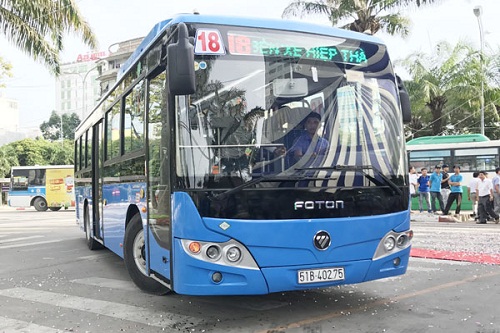 tp ho chi minh xe buyt chat luong cao thu hut nguoi dan