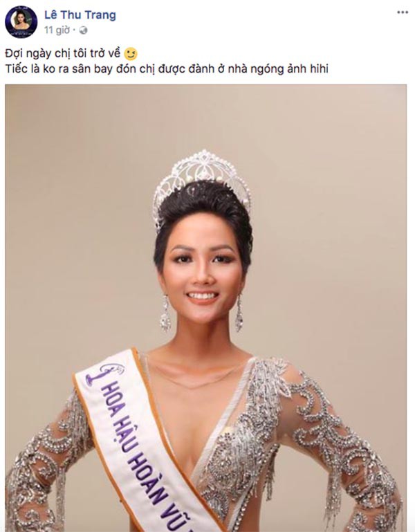 ung vien truot hoa hau hoan vu gay xon xao voi hanh dong khong chuc mung hhen nie