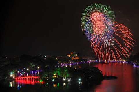 ha noi se ban phao hoa dem giao thua mau tuat 2018