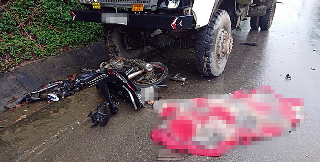 quang nam xe may dau dau xe tai nam thanh nien tu vong thuong tam