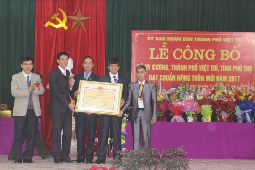 xa hy cuong tp viet tri phu tho dat chuan nong thon moi