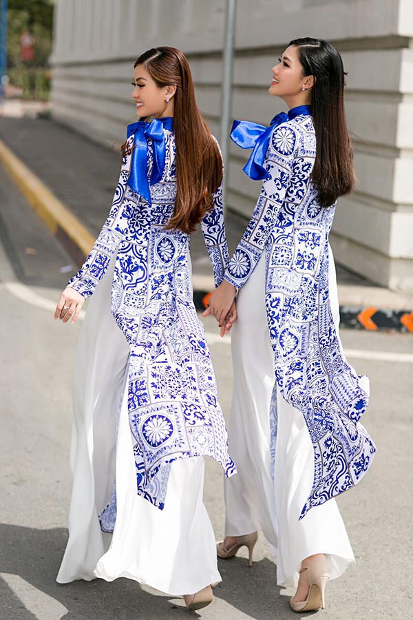 a hau diem trang thanh tu khoe sac voi ao dai cach tan