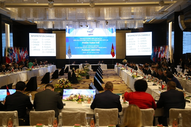 appf 26 thuc day ngoai giao nghi vien vi hoa binh an ninh va thinh vuong trong khu vuc