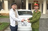 cong an thua thien hue trao tra xe o to cho nguoi bi mat