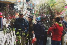 cho hoa hang luoc noi luu giu hoai niem tet cua nguoi trang an