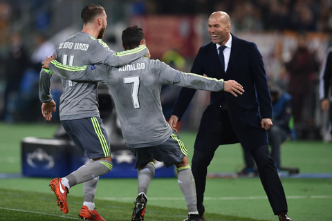 ronaldo jese lap cong real danh bai as roma
