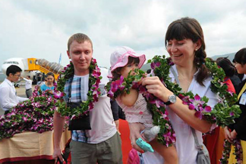 nganh du lich dat muc tieu don 1 trieu du khach nga