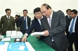 thu tuong nguyen xuan phuc tham va lam viec tai khu cong nghe cao hoa lac