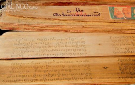 tri thuc va ky thuat viet chu tren la buong cua nguoi khmer duoc cong nhan di san van hoa phi vat the quoc gia