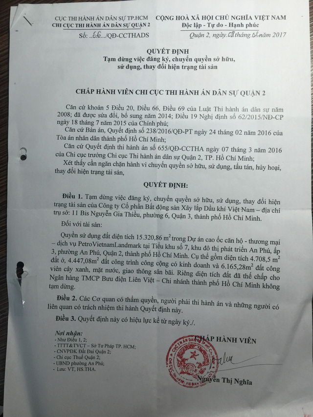 phong toa hon 15000m2 dat tai du an petrovietnam landmark qua n 2