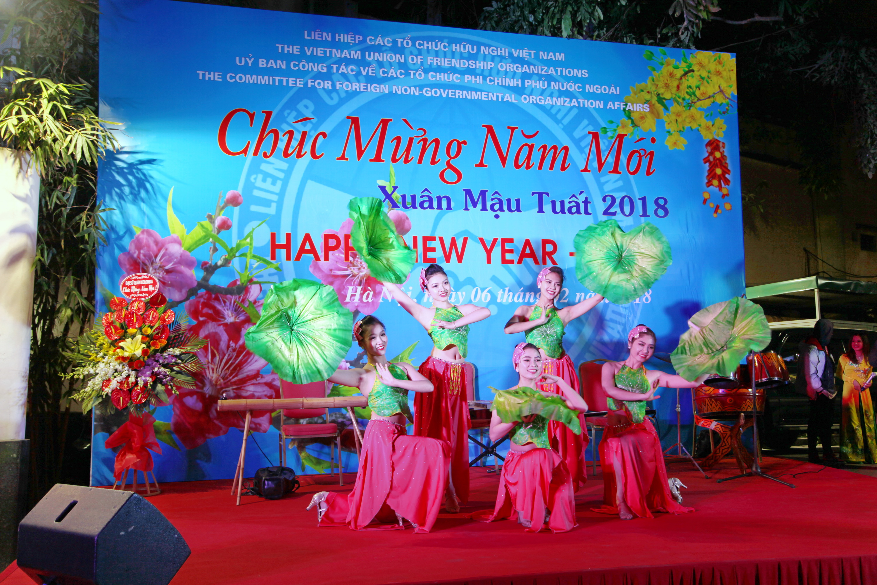 vufo to chuc gap mat huu nghi don xuan mau tuat 2018