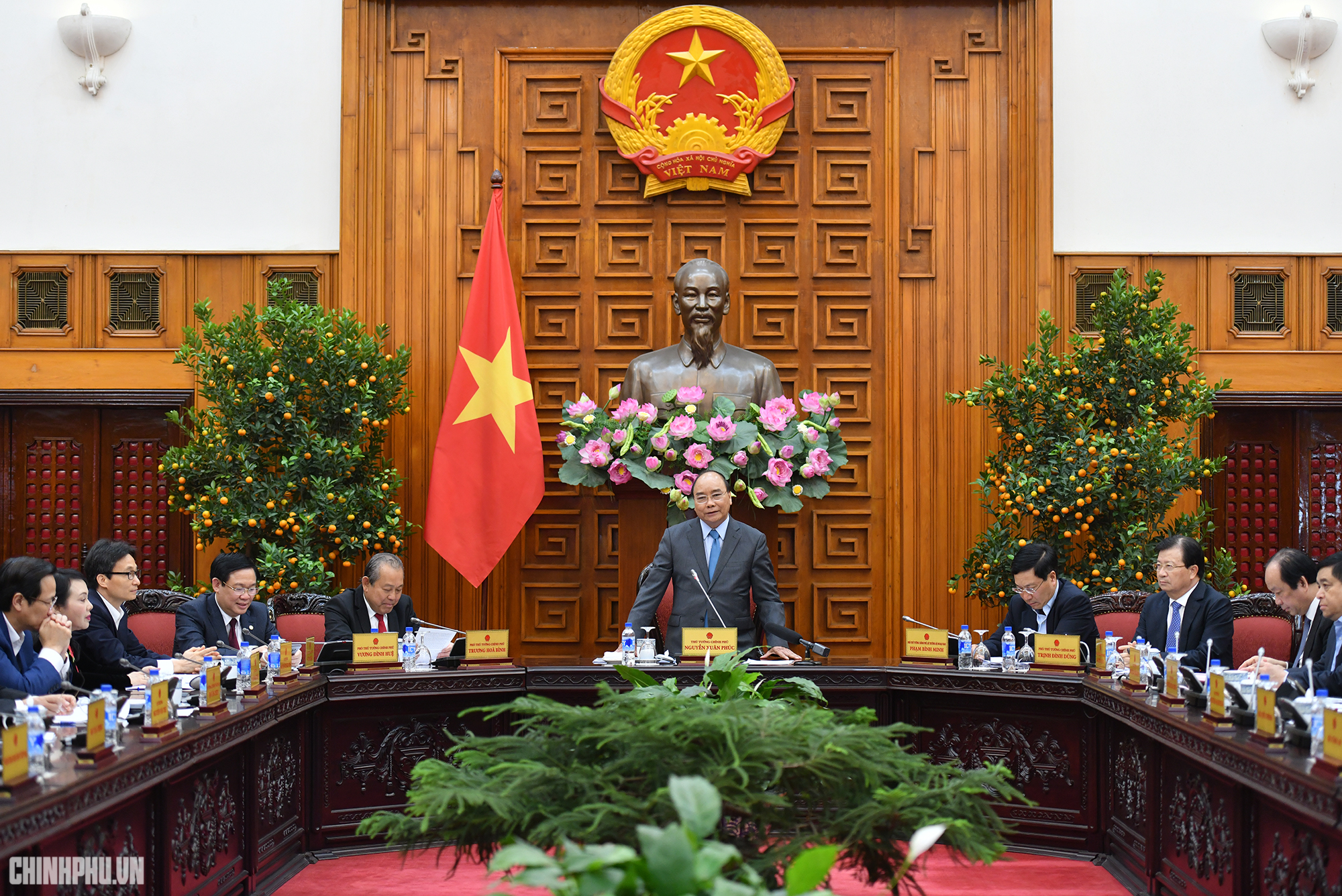 thu tuong chi dao trien khai ngay nhiem vu nam 2019