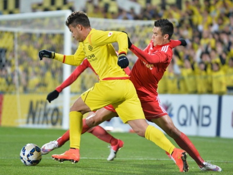 oseni ghi ban binh duong thua kashima reysol 1 5