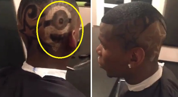 pogba lai gay bao voi kieu dau hinh nhan vat minion