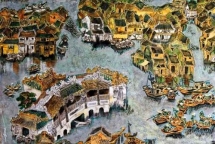 trien lam tranh khac go