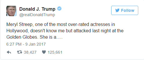 donald trump va thoi tri quoc bang twitter