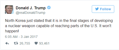 donald trump va thoi tri quoc bang twitter