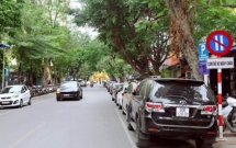 ha noi chinh thuc quy dinh do xe theo ngay chan le tren pho nguyen gia thieu