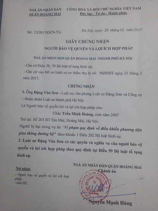 luat su cua gia dinh be 10 tuoi bi ton cua co tu vong moi nguoi dang nham lan