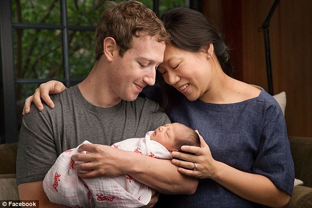 mark zuckerberg hanh phuc thong bao vo dang mang thai be gai thu hai