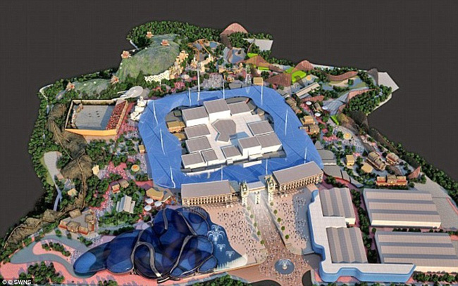 du an giai tri gan tram nghin ty dong chuan bi danh bat cong vien disney khoi vi tri so 1 the gioi