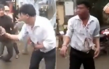 nhan tin voi nu sinh cap 2 nguoi dan ong bi vay danh chay mau vi nghi bat coc tre em