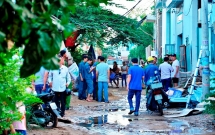 no lon trong co so san xuat bong den o sai gon 4 nguoi bi thuong