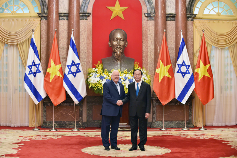 chu tich nuoc hoi dam voi tong thong israel