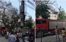 ha noi dang chay lon tai minh khai cot khoi boc cao hang chuc met