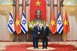 chu tich nuoc hoi dam voi tong thong israel