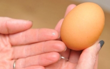 co gai so huong nhat duoc vien kim cuong trong qua trung luoc