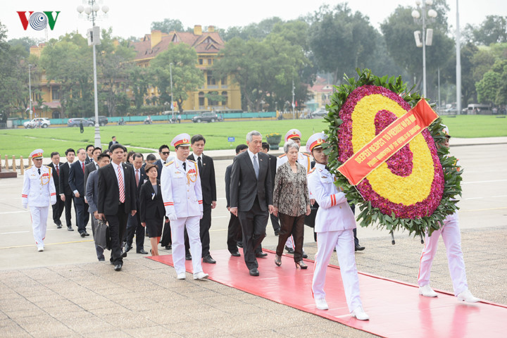 thu tuong singapore den ha noi vieng lang chu tich ho chi minh