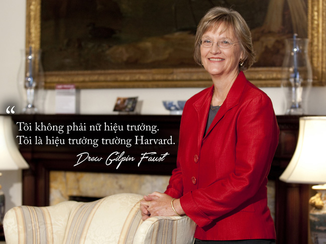 nu hieu truong cua dai hoc harvard the gioi nay khong phai cua rieng dan ong