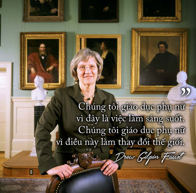 nu hieu truong cua dai hoc harvard the gioi nay khong phai cua rieng dan ong