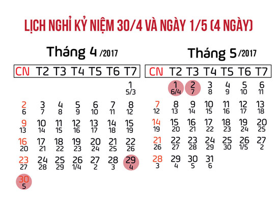 dip 304 15 sap toi nguoi lao dong duoc nghi lien 4 ngay