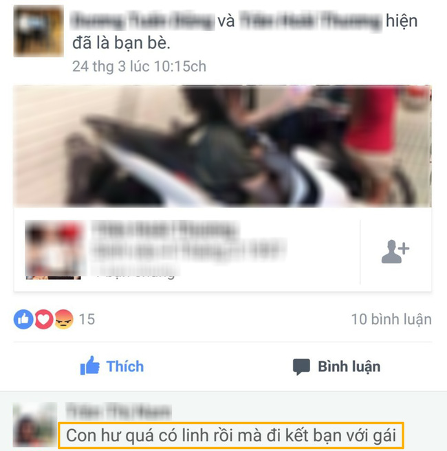 kho do voi comment ba dao tren facebook cua me chong tuong lai