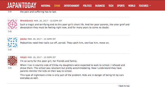 vu be gai nguoi viet duoc phat hien tu vong sau 2 ngay mat tich gay chan dong nhat ban