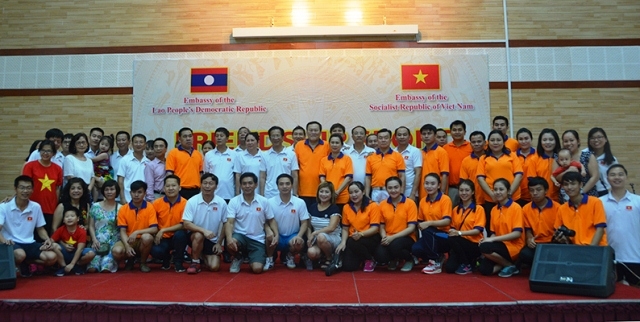 giao luu the thao huu nghi viet nam lao tai campuchia