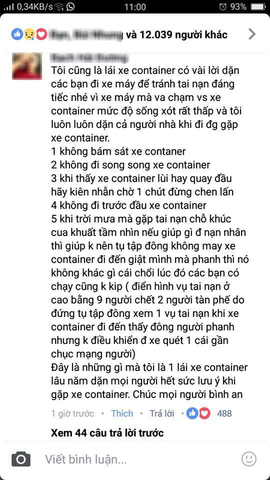 dong chia se co tam cua bac tai nhieu nam kinh nghiem lai container