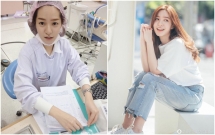 nu nha si da xinh dep nhu dien vien lai con tot nghiep truong dai hoc hang dau thai lan