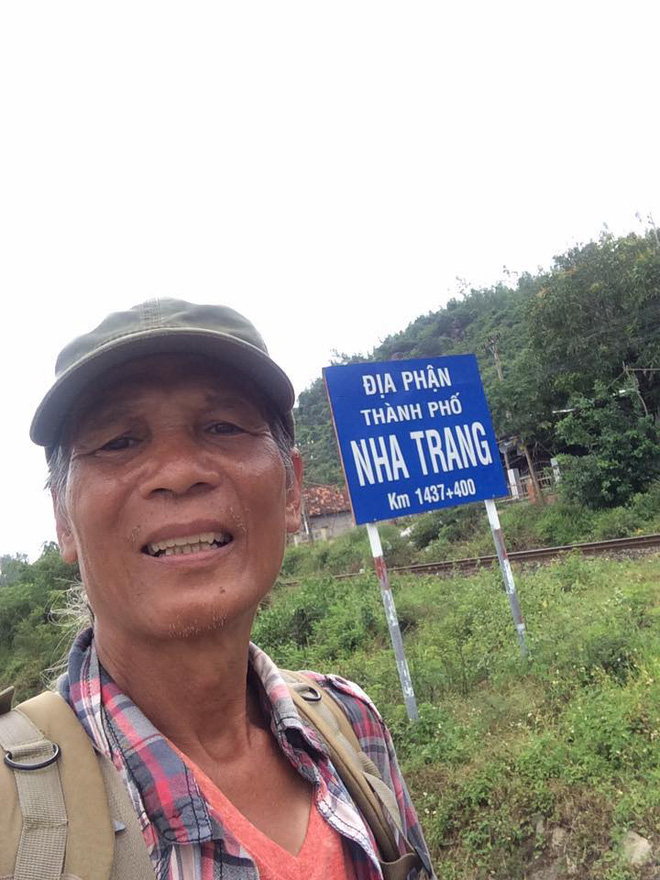 65 tuoi lao gia gan quyet dinh di phuot bo 2000 km tu bac vao nam
