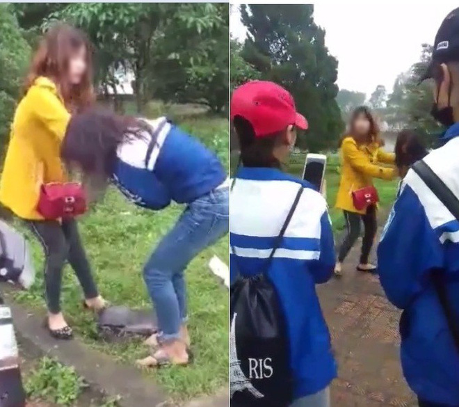 khoi to vu hai chi em lot ao danh ghen nu sinh lop 11